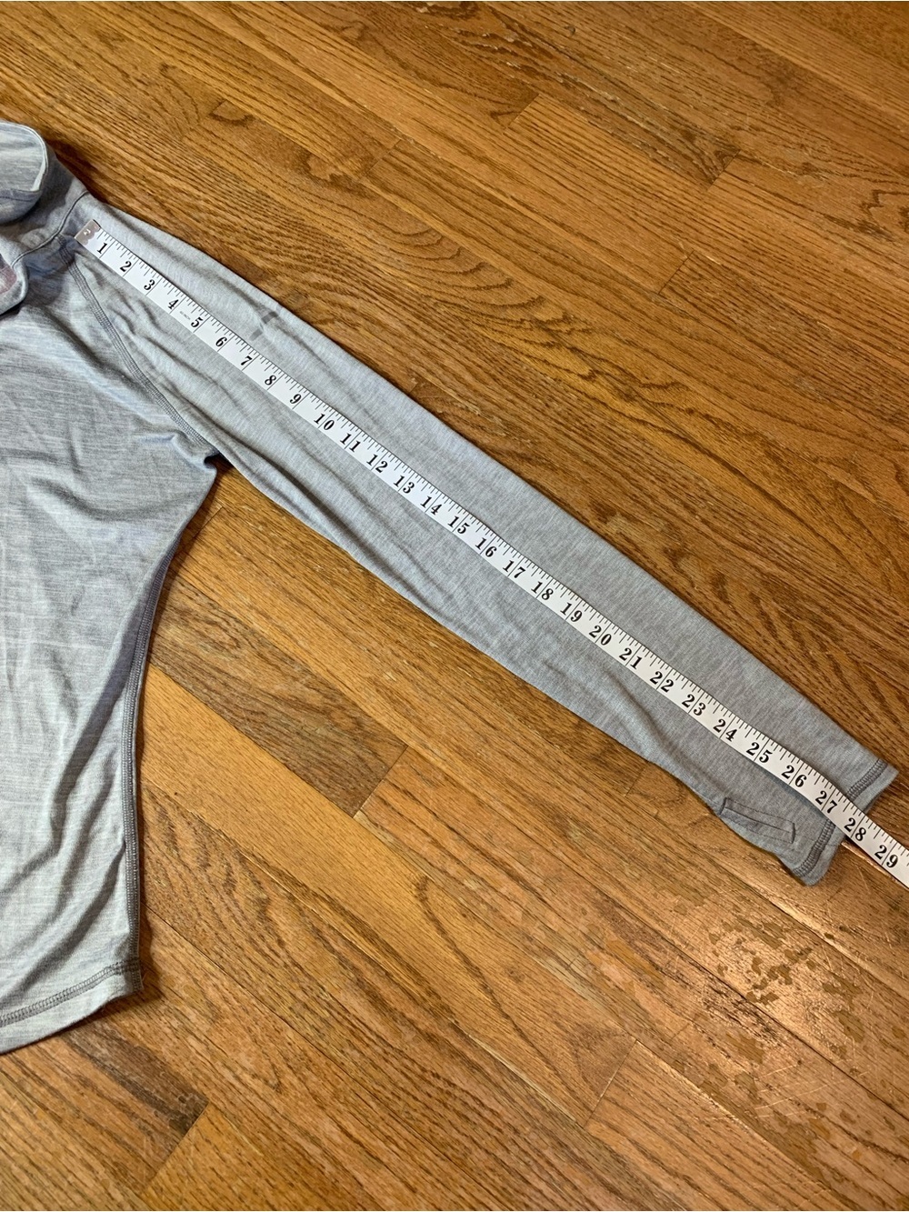 Athletic Works Grey 1/4 Zip Pullover Top Neon Coral Accent Women’s Size S - Picture 6 of 6